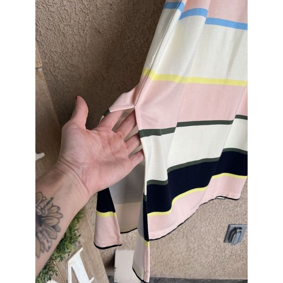 Banana Republic stripe ponte midi tank dress - size small - multicolored - Picture 7 of 9